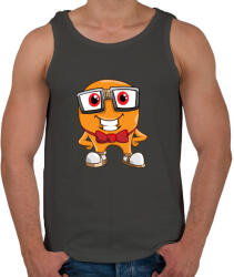 printfashion Geek - Férfi atléta - Sötétszürke (861813)