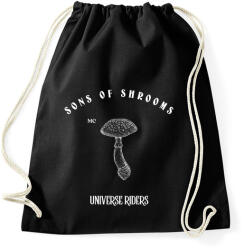 printfashion SONSOFSHROOMS - Sportzsák, Tornazsák - Fekete (11436193)