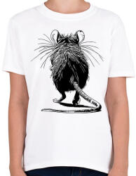 printfashion Patkány rajz - Gyerek póló - Fehér (16686529)