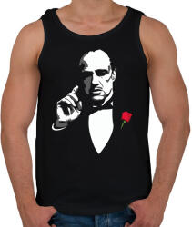 printfashion Keresztapa, The godfather - Férfi atléta - Fekete (11016499)