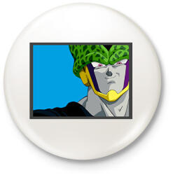 printfashion Cell - Kitűző, hűtőmágnes - Fehér (12366842)