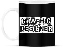 printfashion Graphic designer - Bögre - Fekete (12692385)