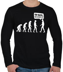 printfashion Vissza, megszívtuk! - Férfi hosszú ujjú póló - Fekete (960978)