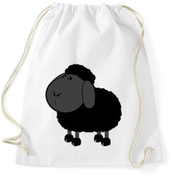 printfashion Fekete bárány - Sportzsák, Tornazsák - Fehér (10296330)