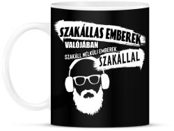 printfashion szakáll-szakállas emberek . . . . . . . - Bögre - Fekete (4149113)