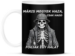 printfashion máris megyek haza, csak. . . - Bögre - Fekete (15784190)