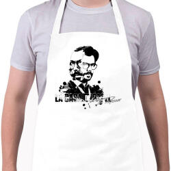 printfashion La casa de papel professor - Kötény - Fehér (4898483)