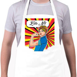 printfashion Erős nő - Kötény - Fehér (4913950)