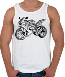 printfashion yamaha r62 - Férfi atléta - Fehér (2928297)