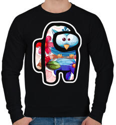 printfashion Among Us - Cuki Bagoly - Férfi pulóver - Fekete (5786461)