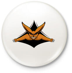 printfashion Naruto - Kurama - Kitűző, hűtőmágnes - Fehér (3077742)