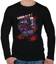 printfashion tokyo ghoul - Férfi hosszú ujjú póló - Fekete (14667570)