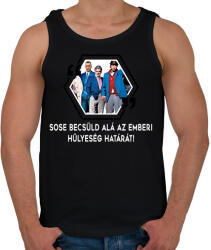 printfashion Sose becsüld alá! - Férfi atléta - Fekete (2631767)