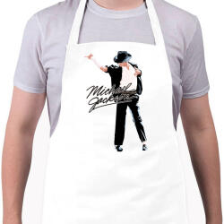 printfashion michael-jackson moonwalk-dance - Kötény - Fehér (4914125)