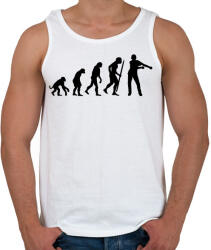 printfashion Floss tánc evolúció - Férfi atléta - Fehér (1420928)