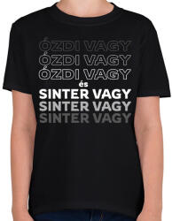 printfashion Ózdi vagy és Sinter vagy! - Gyerek póló - Fekete (16473184)