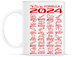 printfashion Formula 1 2024 P - Bögre - Fehér (15671011)