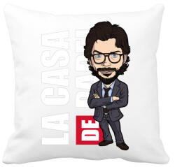 printfashion La casa de papel N4 - Párnahuzat, Díszpárnahuzat - Fehér (5539578)