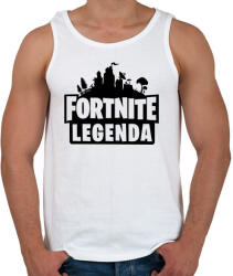 printfashion Fortnite Legenda - Fekete - Férfi atléta - Fehér (1545395)