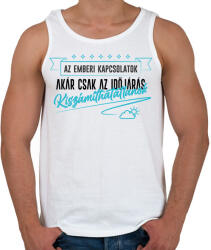 printfashion Akár csak az időjárás - Férfi atléta - Fehér (7439143)