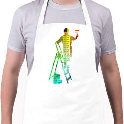 printfashion RGB Festő-Mester - Kötény - Fehér (5451459)