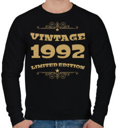 printfashion 1992 - Férfi pulóver - Fekete (4096084)