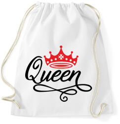 printfashion Queen - Sportzsák, Tornazsák - Fehér (2188477)