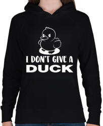 printfashion I don't give a duck - Női kapucnis pulóver - Fekete (16479979)