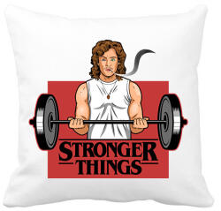 printfashion Stronger things - Párnahuzat, Díszpárnahuzat - Fehér (1905110)