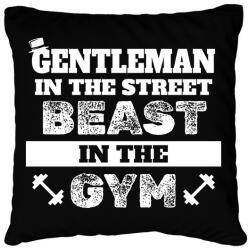 printfashion Beast in the gym - Párnahuzat, Díszpárnahuzat - Fekete (14779357)
