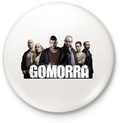 printfashion Gomorra - Kitűző, hűtőmágnes - Fehér (5434072)