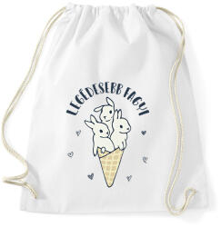printfashion Legédesebb fagyi - Sportzsák, Tornazsák - Fehér (13315603)