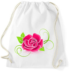 printfashion Rózsa - Sportzsák, Tornazsák - Fehér (12069738)