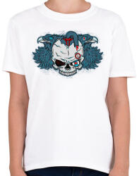 printfashion Embertelen - Gyerek póló - Fehér (52627)