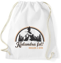 printfashion Kalandra fel! (Világos póló) - Sportzsák, Tornazsák - Fehér (2664486)