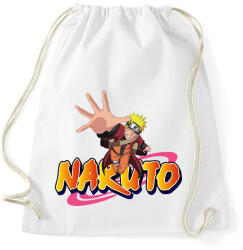 printfashion Uzumaki Naruto - Sportzsák, Tornazsák - Fehér (2696881)