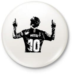 printfashion Messi - Kitűző, hűtőmágnes - Fehér (14847586)