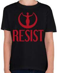 printfashion Resist - The Handmaid's Tale - Gyerek póló - Fekete (4580775)