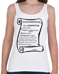 printfashion Karakterlap csapattag - Női atléta - Fehér (13843054)