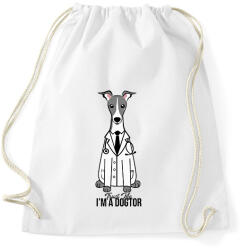 printfashion DoGtor - Sportzsák, Tornazsák - Fehér (2937929)