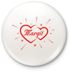 printfashion Margit - Kitűző, hűtőmágnes - Fehér (12422934)