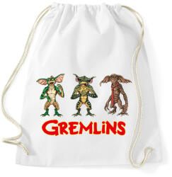 printfashion Gremlins - Sportzsák, Tornazsák - Fehér (14747578)