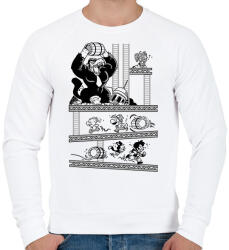 printfashion D-Ball - Férfi pulóver - Fehér (12482310)