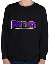 printfashion Fortnite8 - Gyerek pulóver - Fekete (4322308)