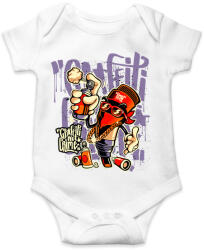 printfashion A graffiti nem bűncslekmény - Baba Body - Fehér (1327165)