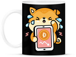 printfashion BITCOIN 4EVER 18 - Bögre - Fekete (6010222)