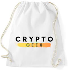 printfashion crypto geek - Sportzsák, Tornazsák - Fehér (2561080)