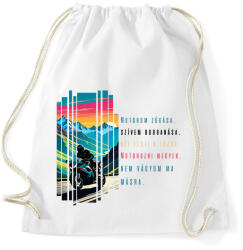 printfashion Motoros - Sportzsák, Tornazsák - Fehér (16419530)