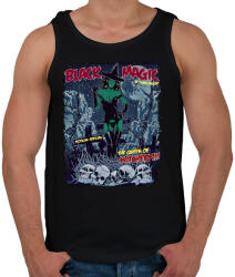 printfashion Fekete mágia - Férfi atléta - Fekete (168982)