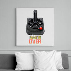 printfashion GAME OVER 2 - Vászonkép - Fehér (10449843)
